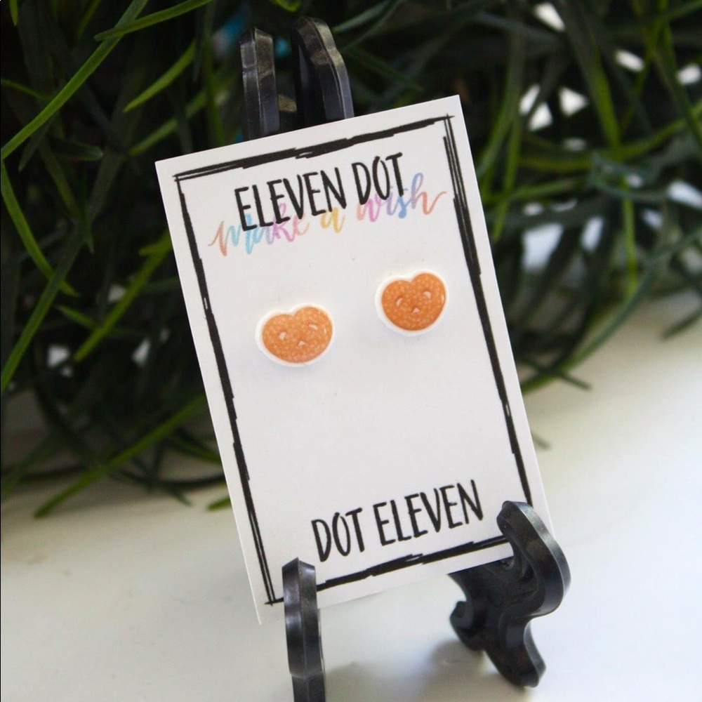 Carnival Salted Pretzel Chef Baker Food Earrings